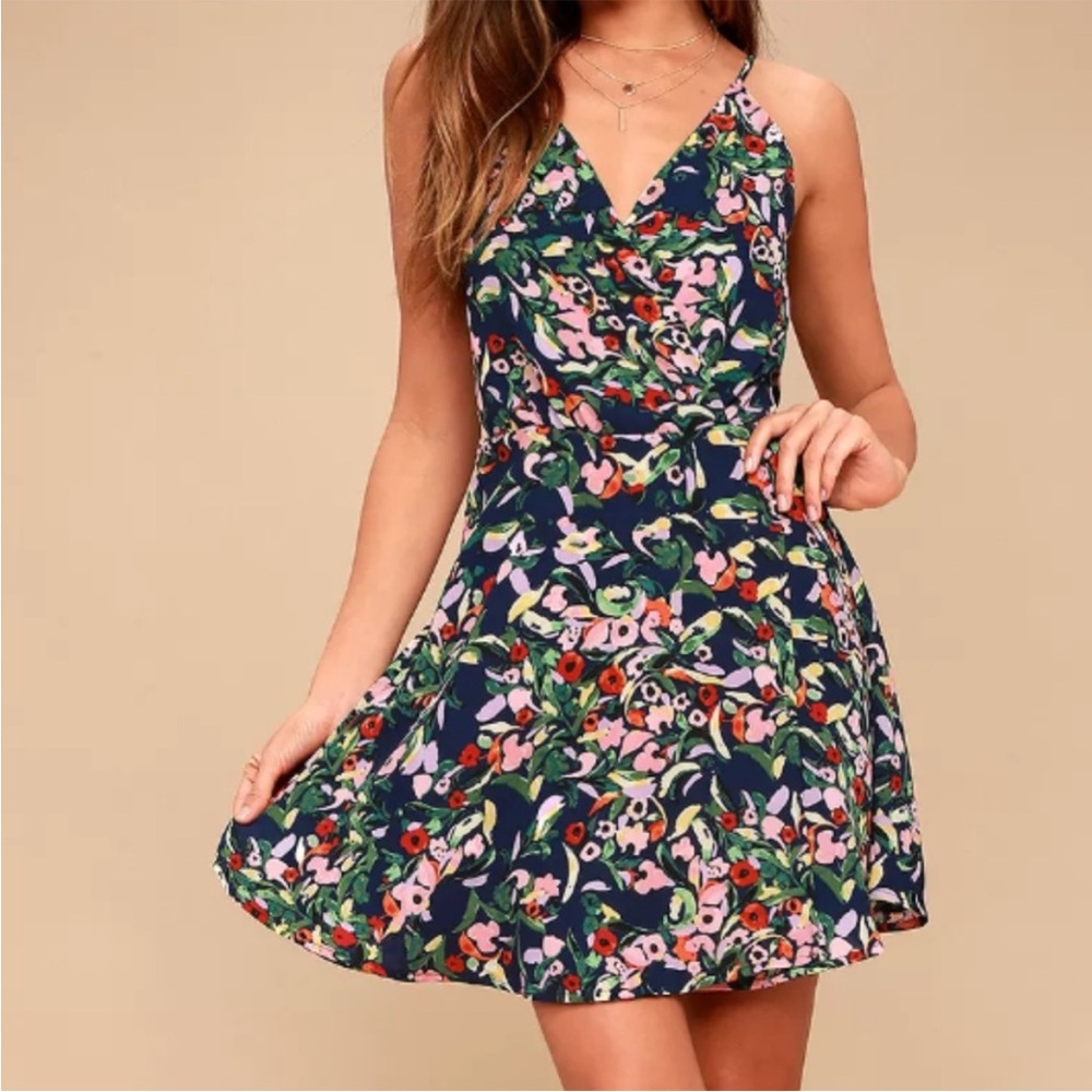 Lulus Jazmin Floral Dress